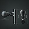 Mini Handheld Body Massage Gun 3 Gear Adjustment Mute Deep Tissue Massage for Shoulder Leg Foot Muscles Portable Home Massager