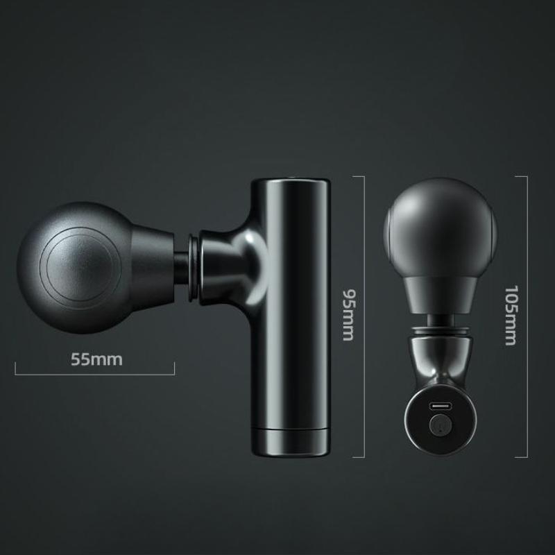 Mini Handheld Body Massage Gun 3 Gear Adjustment Mute Deep Tissue Massage for Shoulder Leg Foot Muscles Portable Home Massager