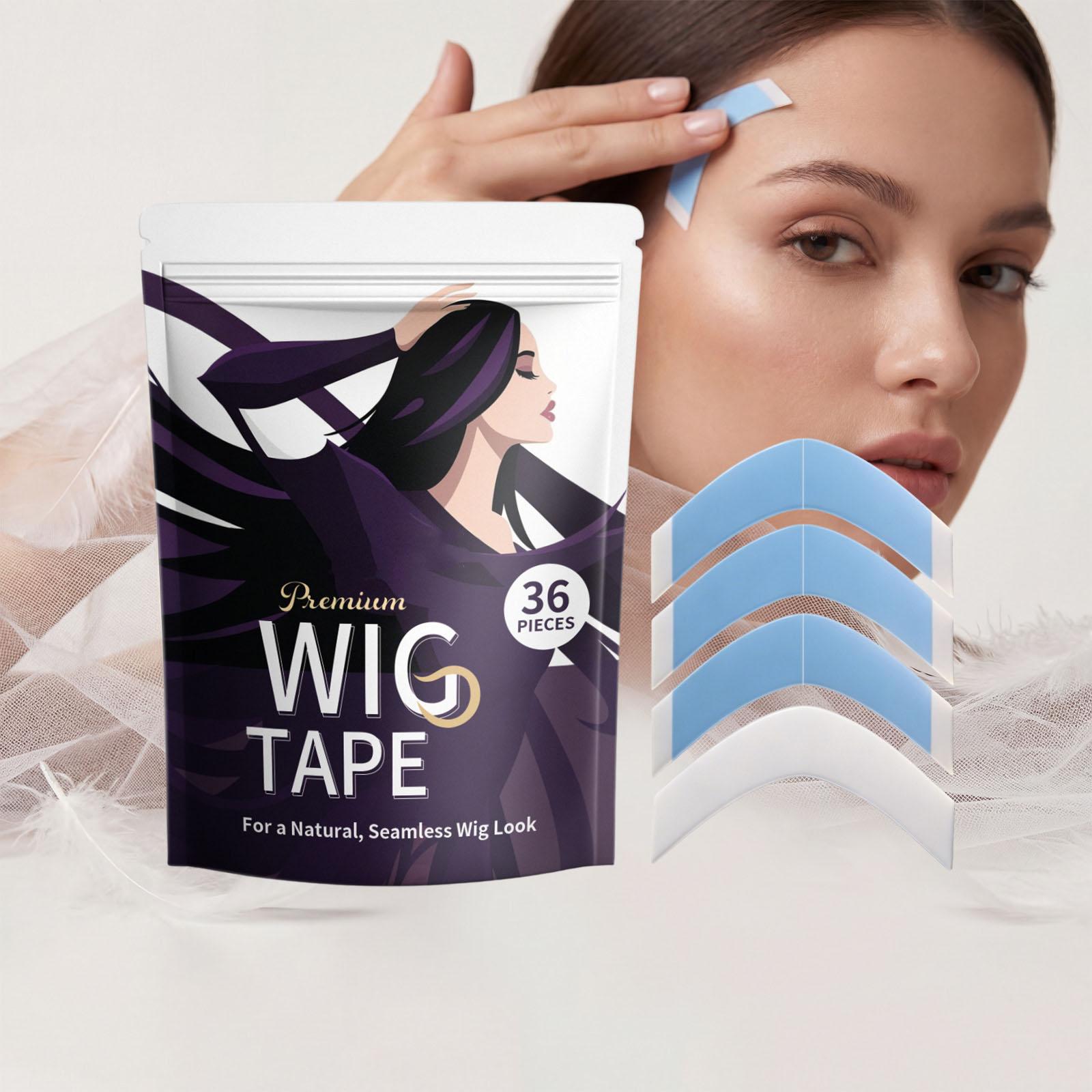 

Special Double-sided Adhesive Tape For Wigs, Water-resistant, Sweat-proof, Hypoallergenic, For Hair Replacement And Hair Extension . One Size фиолетовый