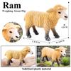 Oenux Farm Model Simulation Horse Cow Goat Donkey Pig Dog Action Figures Poultry Animals Figurine Education Lovely Kids Toy Gift