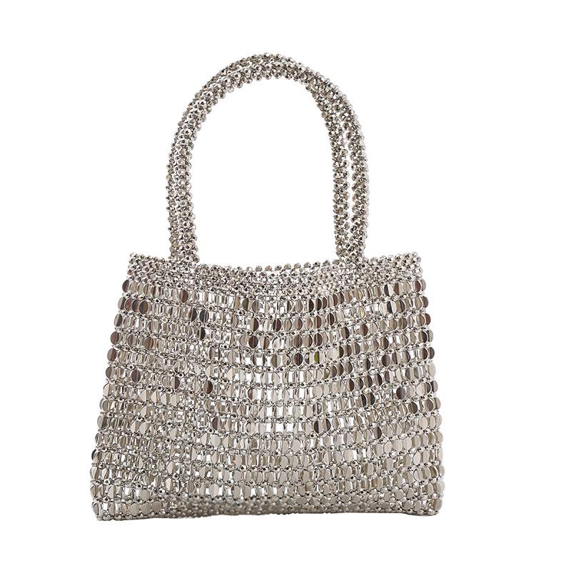 2023 Women's Handheld Pearl Bag: French-Inspired, Exquisite Handmade Design