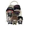 Anime Bungou Stray Dogs Plüsch Schlüsselanhänger Dazai Osamu Nakahara Chuuya Weiche Stofftiere Geburtstagsgeschenk 10cm
