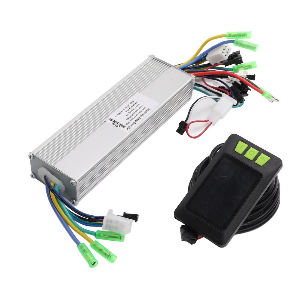 24?48V 350W Motor Brushless Controller Dual Drive Kit with Waterproof LCD Colorful Display Meter