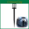 Solar Lawn Lamp Cottage Ground Outdoor Garden Courtyard Retro Decorative Light