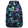 Repo Pattern Student Backpack Breathable Outdoor Use Schoolbag Fashion Gift