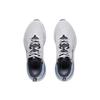 New LiNing Slip Resistant, Abrasion Resistant, Breathable Low Top Running Shoes Men's Gray White Blue ARST081-5