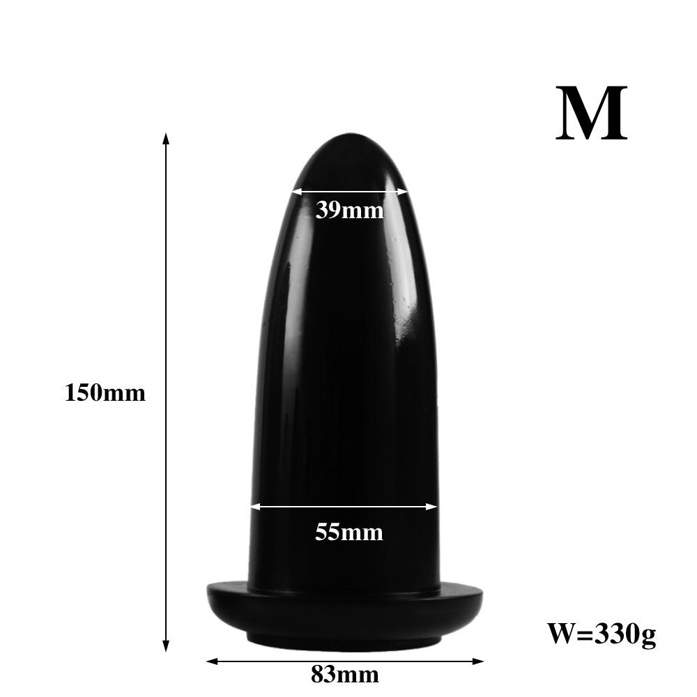 Super Large Thick Missile Back Court Sexy Butt Plug for Men and Women SM Anal Expansion Masturbation Device Chrysanthemum Explosive Refreshing Toy