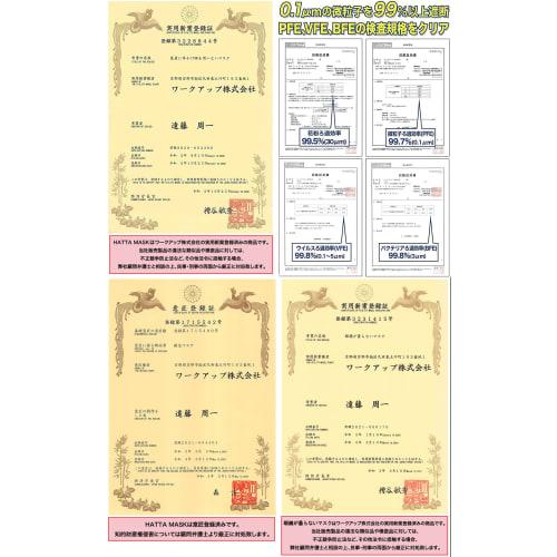 Strong Adhesive HATTA MASK (Hatta Mask) [Stick-on Mask] Stringless, No Ear Straps, Perfect for Those Who Wear Makeup or Have Oily Skin, Prevents Glass