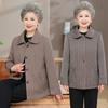 Spring Women's Jacket Clothes Autumn Cardigan Long Sleeve Top Old Lady Jacket