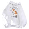 Angry Cat Print Women's Hoodie