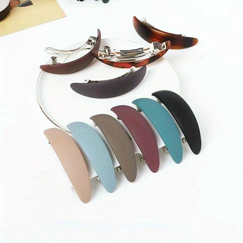 Solid Color Hair Clips Hair Barrettes Strong Hold Vintage Hair Clips Cute Hair Styling Clips Metal Hair Clasps Accessories For Women