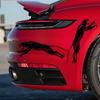 Car Sticker Black Panther Car Sticker Set Waterproof Decal for Vehicle Body, Window & Bumper Racing Style Decoration Decals