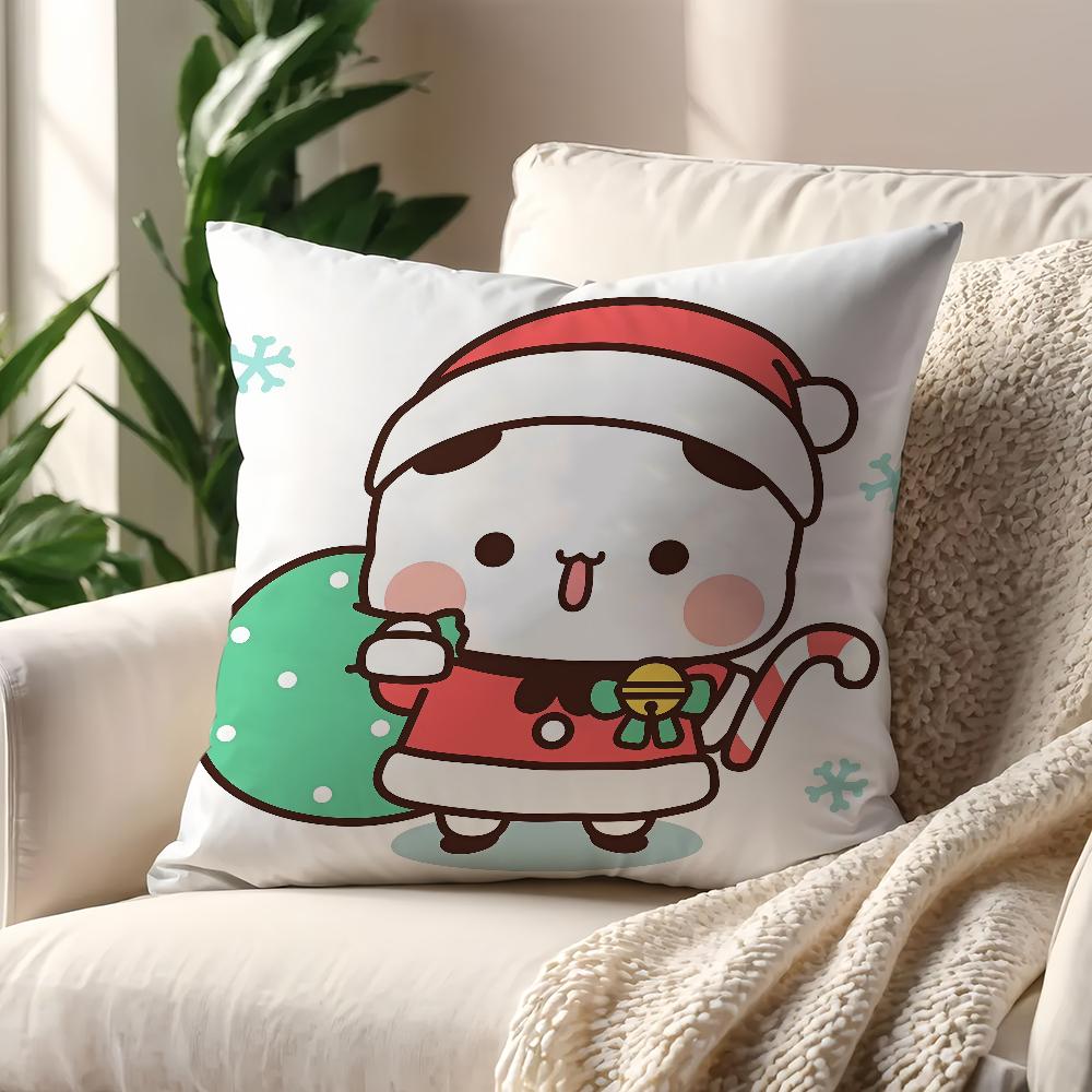 Cartoon cute dudu bubu Christmas cushion cover Pillow Cover Decoration Room Home Sofa living Office Car Nordic Simplicity