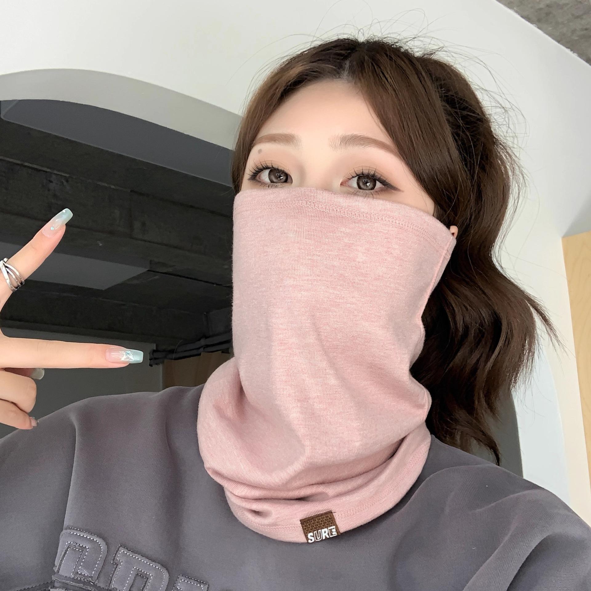Унисекс вязаный шарф-бафф и маска для лица - Зимний теплый, тонкий стиль, шарф-пуловер