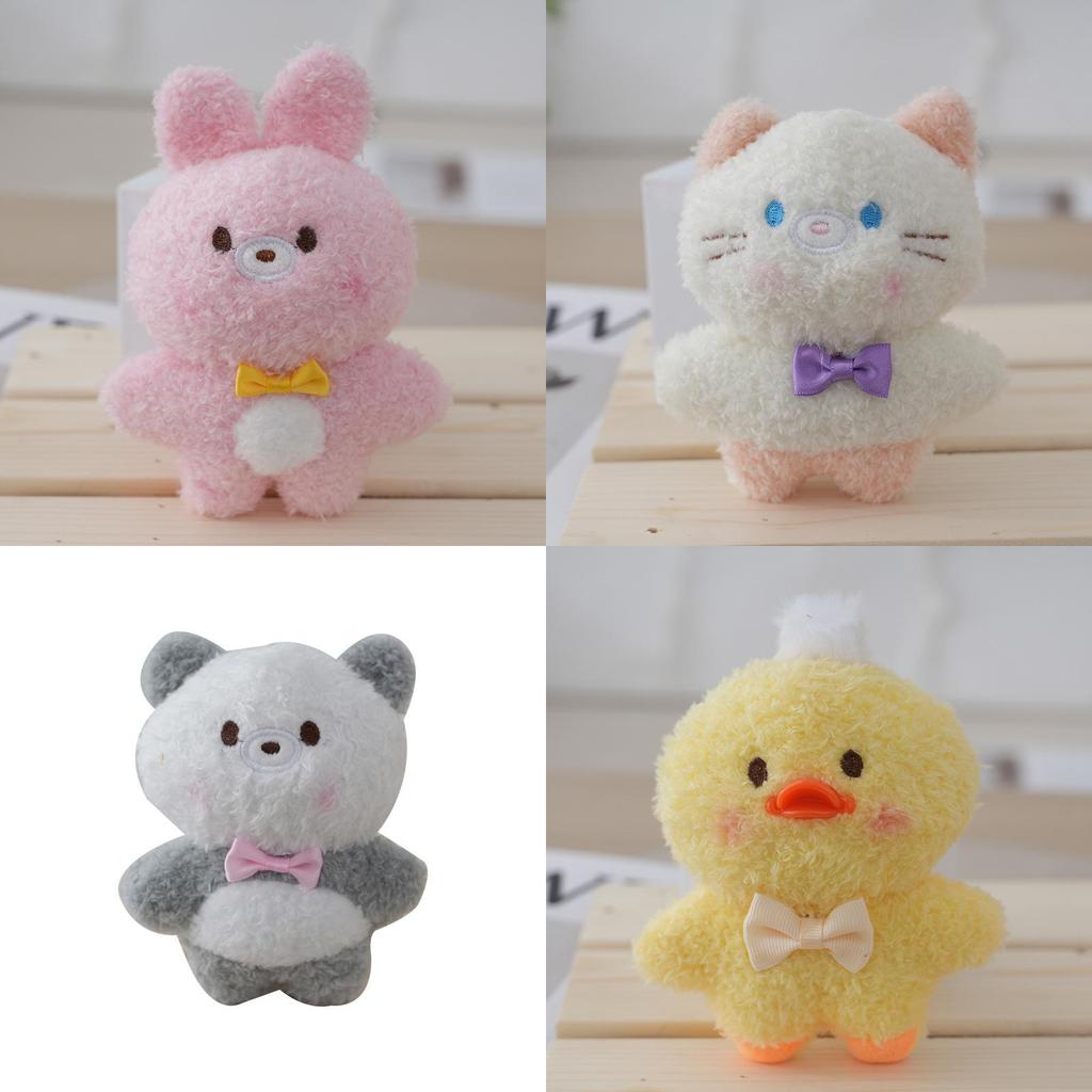 Adorable Plush Bunny Keychain Stuffed Animal Soft Pp Cotton Cute Toy Pendant