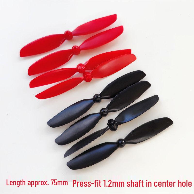 75mm AB Propeller Blades for DIY RC Quadcopter Drone (1.2mm Shaft)