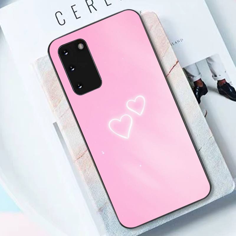 PINK LOVE PINK Phone Case for Samsung S10 21 20 9 8 Plus Lite S20 UlTRA 7edge