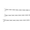SEWNSWEN SILVER HAMMERED TAG CHAIN BRACELET