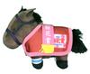 Coleção Puro Sangue Roupas de Cavalo Mascote BC2 Brinquedo de Pelúcia de 12cm Aproximadamente. (Estrelas Terra)