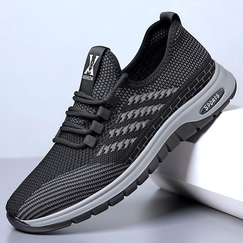 Casual Shoes Breathable Mesh Sneakers Summer Lightweight Lace-up Running Shoes