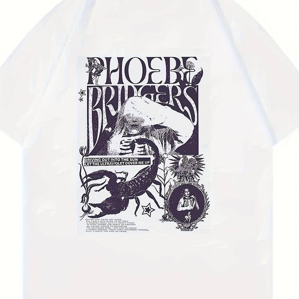 American Vintage TShirt For Phoebe Bridgers Tour Stylish Unisexs Apparel Clothing Short Sleeve Unisex Unisex For Spring And Summer