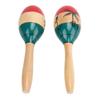 2 stk Maracas Musikkinstrument Trerangler Shaker Hånd Perkusjon Leketøy Sand Shaker for barn