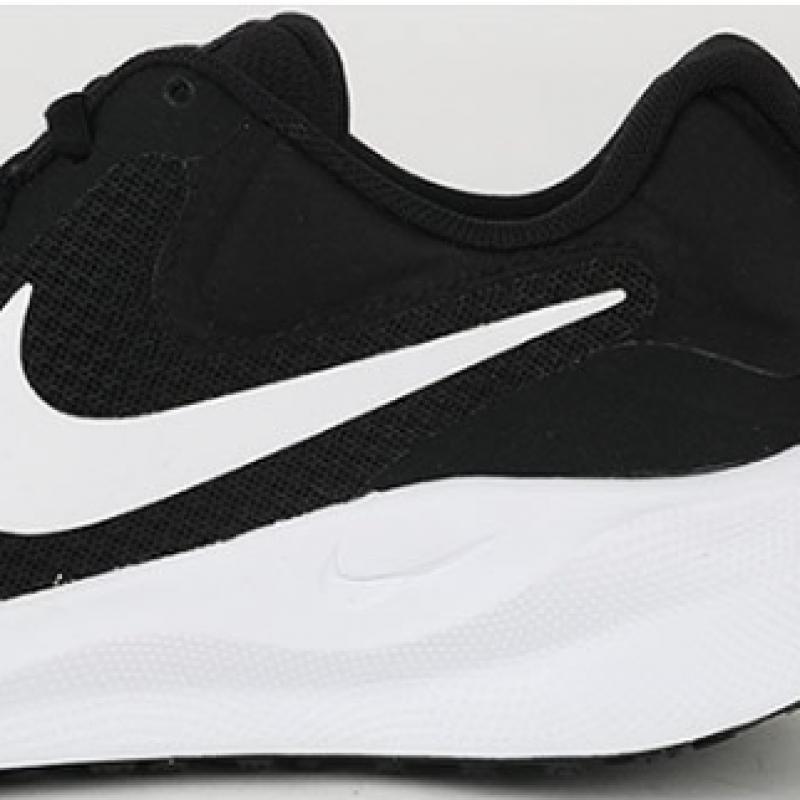 Nike Sport Shoes Revolution 7 Mens Black White Fb2207 001