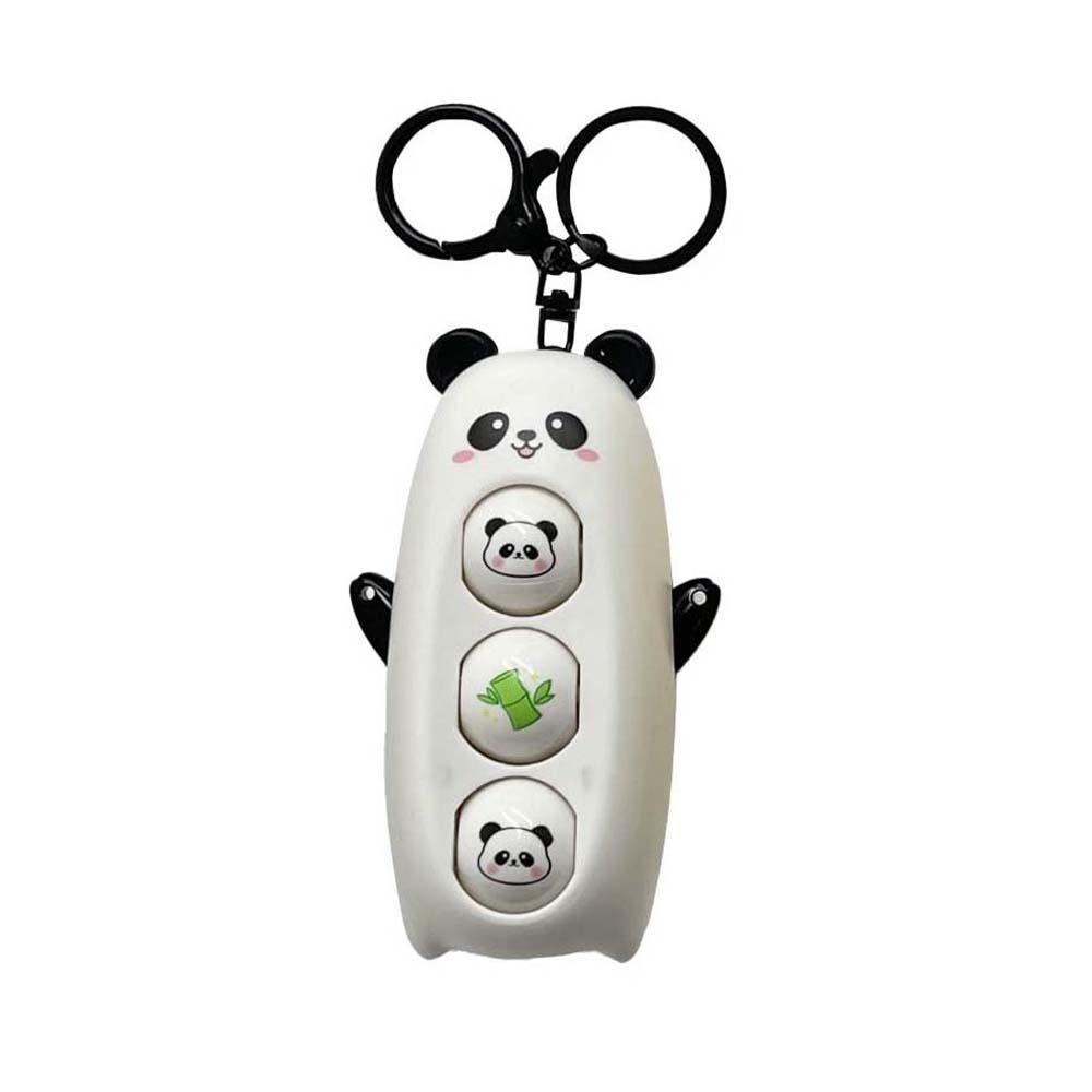 Press Decompression Toys Panda Face Changing Doll Panda Pig Cartoon Keychain  Kids Playing Supplies