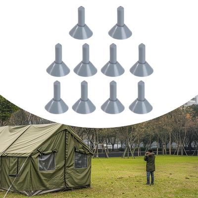 10x Tent Poles Tips Protector Versatile Decor Accessories Antithunder Tarp Tip Covers
