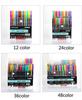 12-24-26-48pcs Student Gel Pens Glitter Pen Drawing Color Pens Marker Pens