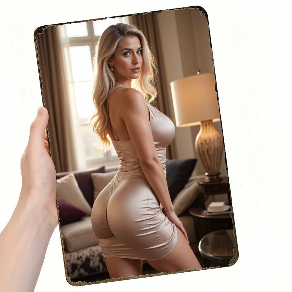 Vintage Metall-Wandkunst Dekoration - Langlebige Eisen-Wandskulptur mit vorgebohrten Löchern, Industrieller Stil Raumdekoration für Wohnzimmer