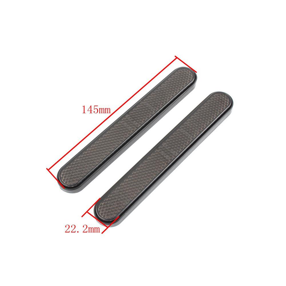 1Pair Car Reflective Sticker Door Safety Warning Mark Reflector Tape Strips Auto Motorcycle Bike Reflector Stickers Accessories