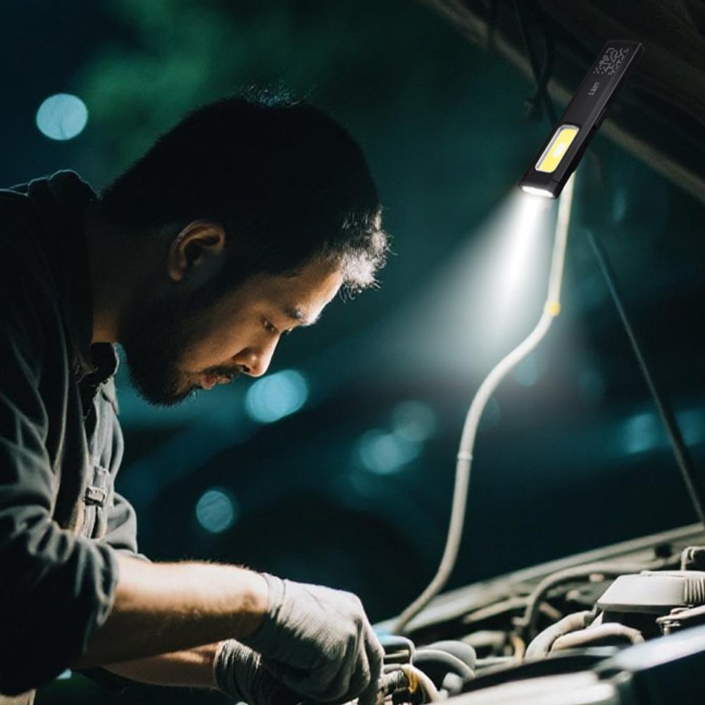 Portable LED Keychain Flashlight USB-C Rechargeable 800 lumens Outdoor Emergency Work Light High Power Mini EDC Flashlight