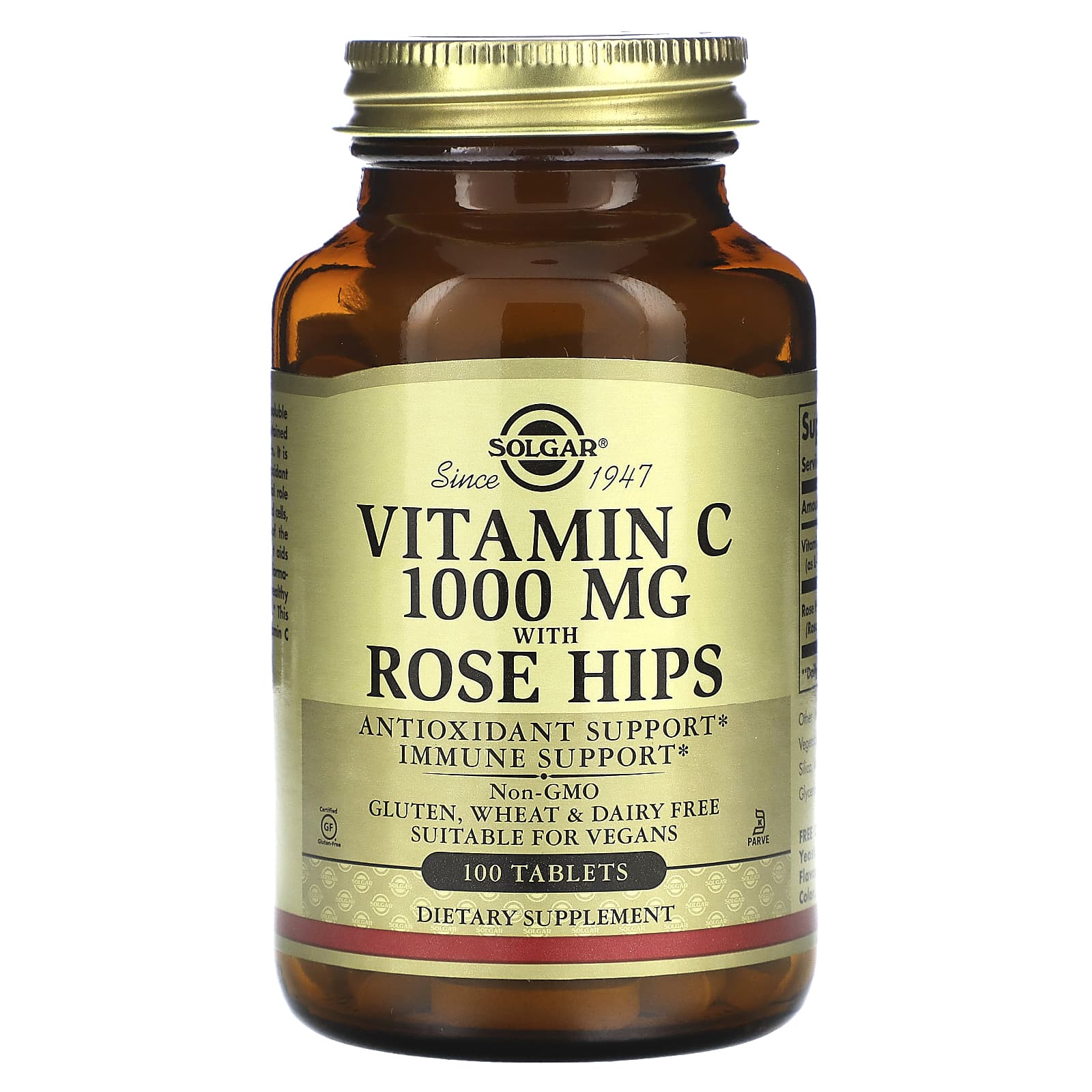 

Contains Vitamin C and Rosehip, 100 Tablets