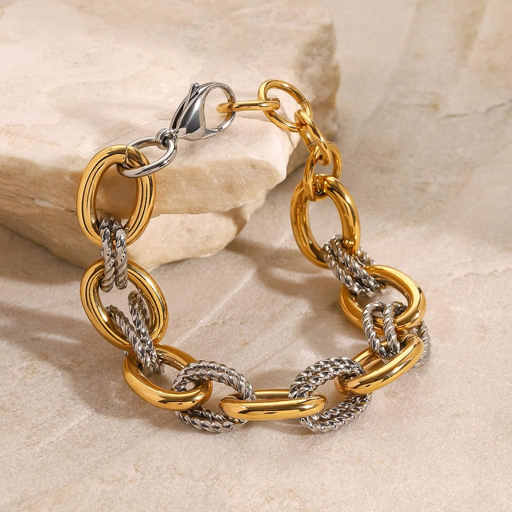 Minimalists 18K Gold Plated Chain Bracelet Dainty Jewelry Portable Accessory for Bridesmaids Or Wedding Supplies Gifts