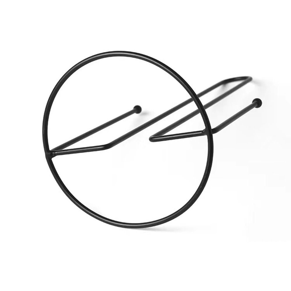 2 Pcs Black/White Paper Towel Rack One-handed Tear Vertical Napkin Holder Tissue Stand  Dining Table