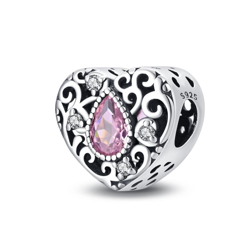 

New Copper Romantic Classical Series—Guardian Lotus Charm Fit Pandora Bracelet Diy Bead Women Jewelry Gift Original