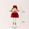 Handmade Christmas Tree Pendant Plush Angel Xmas Plush Decor Christmas Hanging Charm  Home Festive