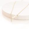 NAOTJEWELRY Women's Cubic Zirconia Pearl Gold CZ&Pearl V Necklace