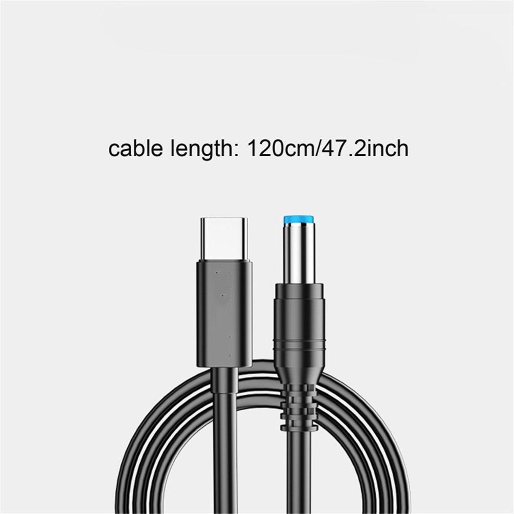 Router LED Strip USB C Adaptor Type C Adapter PD to 9V 12V 15V 20V 5.5x2.5mm Power Supply Cable
