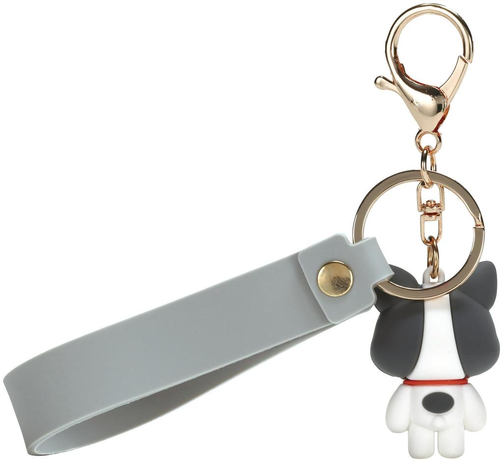Skater ZRMKH1-69839 French Bulldog Key Chain, Size (W x H x D): 1.1 x