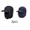 2026 Winter Warm Thickened Artificial Fur Baseball Hat Men's and Women's Cycling Skiing Extreme Cold Hat Fishing Hat Outdoor