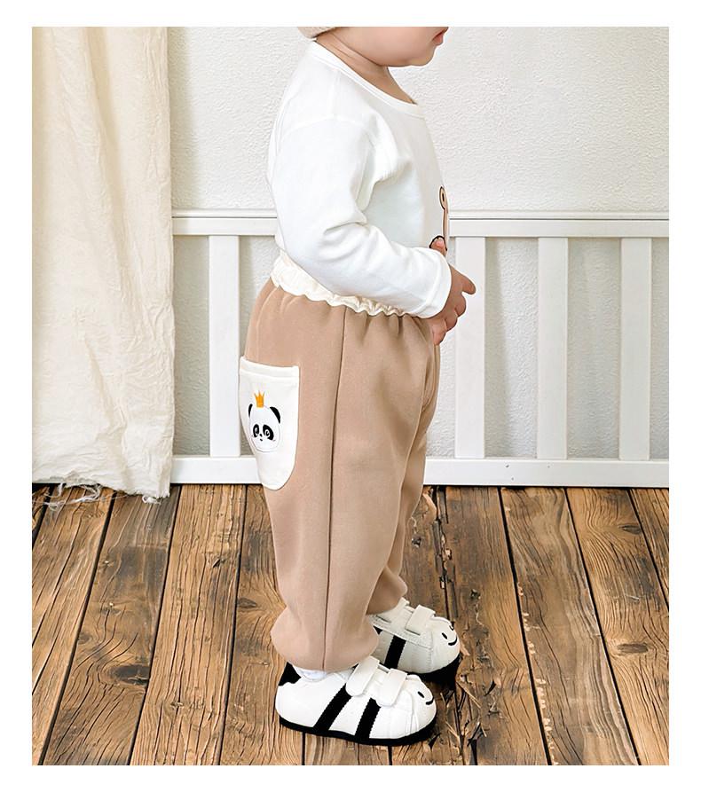 Warme Fleece-gefütterte Jogginghosen für Kinder - Herbst-/Winter-/Frühlingsstil, Dicke Outdoor-Schweißhosen für kleine und mittlere Kinder