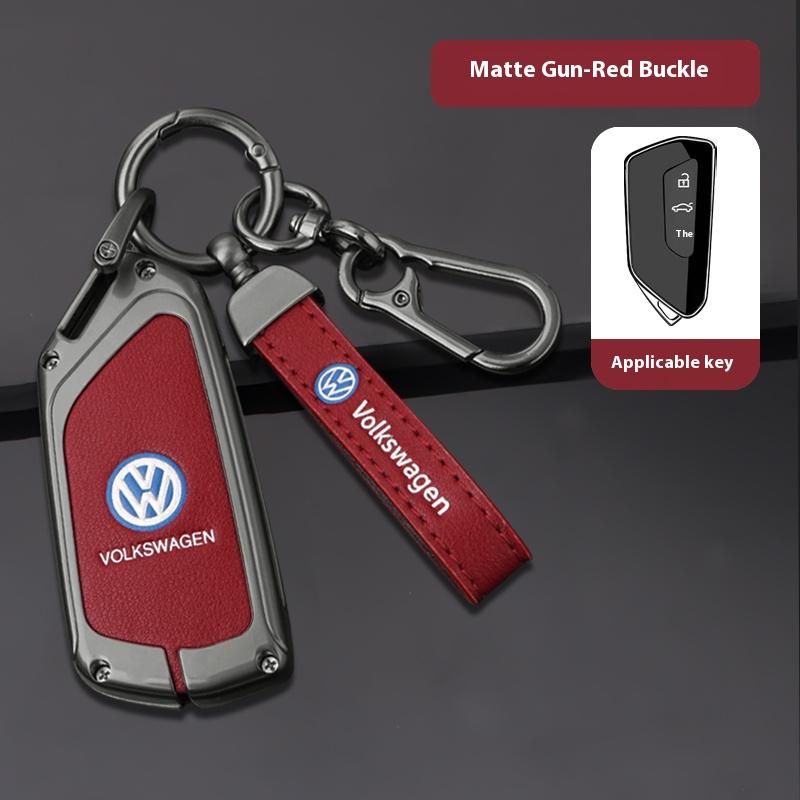 For Volkswagen VW GTD Magotan Golf 8 MK8 ID.3 ID.4 ID.6 Accessorie Car TPU Zinc Alloy Key Case Bag Car Key Chain Metal Key Shell