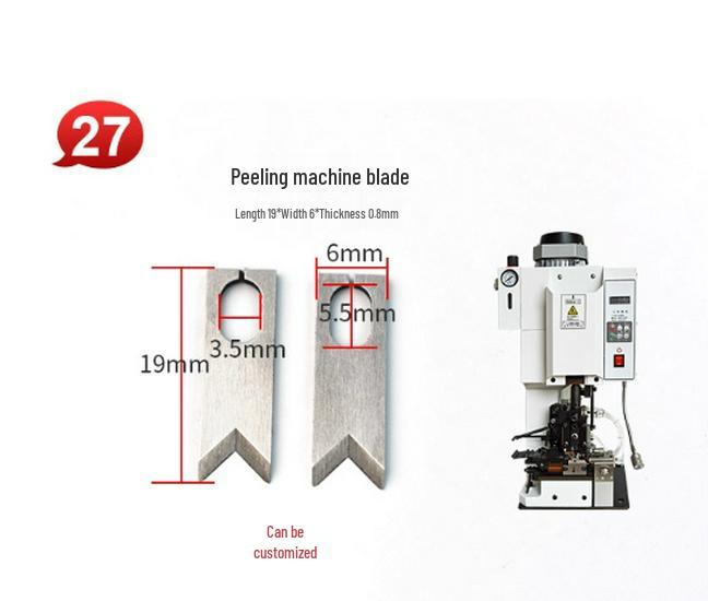 Tungsten Steel Blade for Automatic Wire Cutting and Stripping Machine