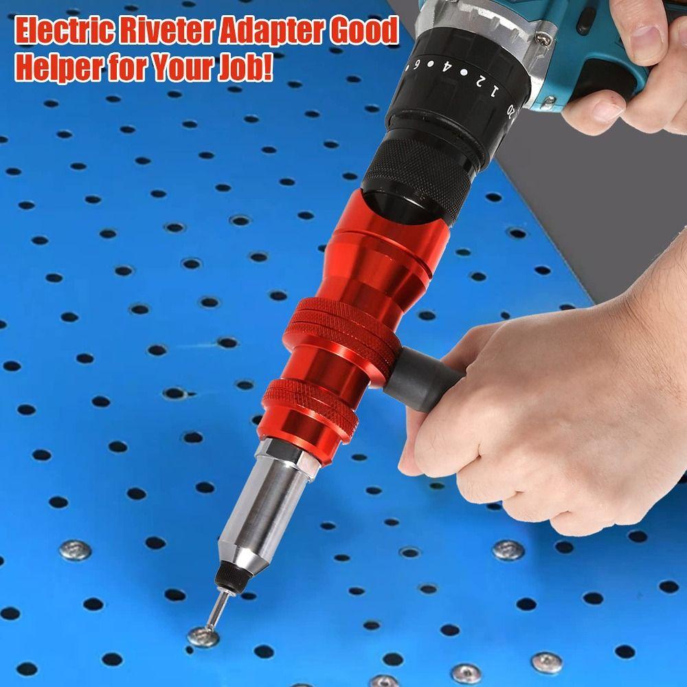 Removable Plastic Handle Rivet Adapter Aluminum Zinc Zinc Alloy Cordless Rivet Riveting Machine Home Core