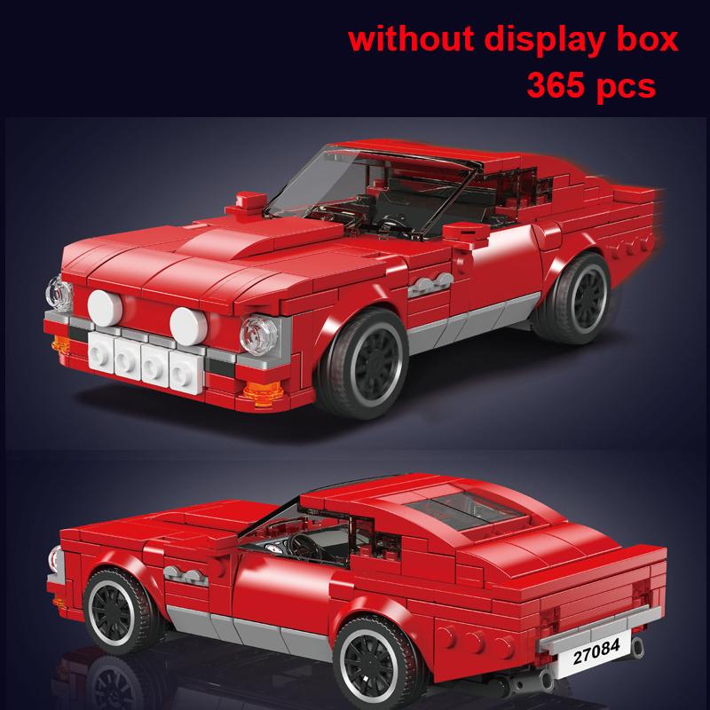 City Speed  Technical Moc Car Sports Car Racing Building Blocks Brick Vehicle Educational Construction Toys