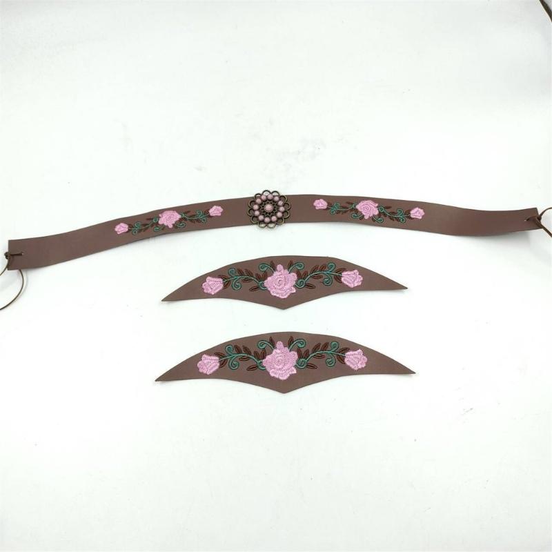 Cowboyhutband Ersatz Handbestickt Westernhutgürtel für Strohhüte und Filzhüte Panama Hüte Ersatz