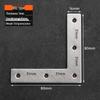 90° L-Shaped Angle Bracket for Table, Chair, Cabinet, and Shelf Support