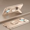 KEYSION Magnetic Phone Case for HONOR X9d 5G X9c Smart Metal Paint Upright Kickstand Shockproof Cover for Honor Magic 8 7 Lite 5G
